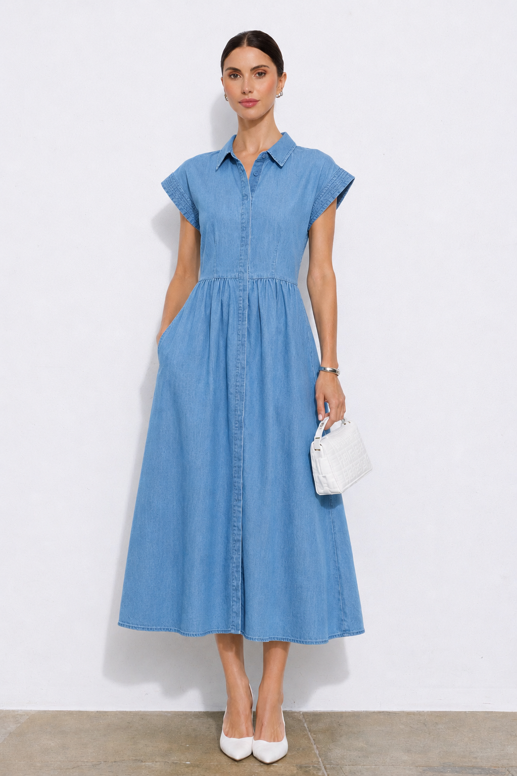 Denim dress