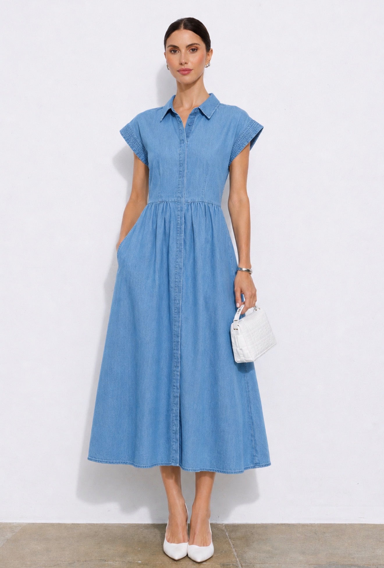 Denim dress