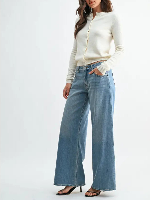 STRETCH MID RISE PALAZZO