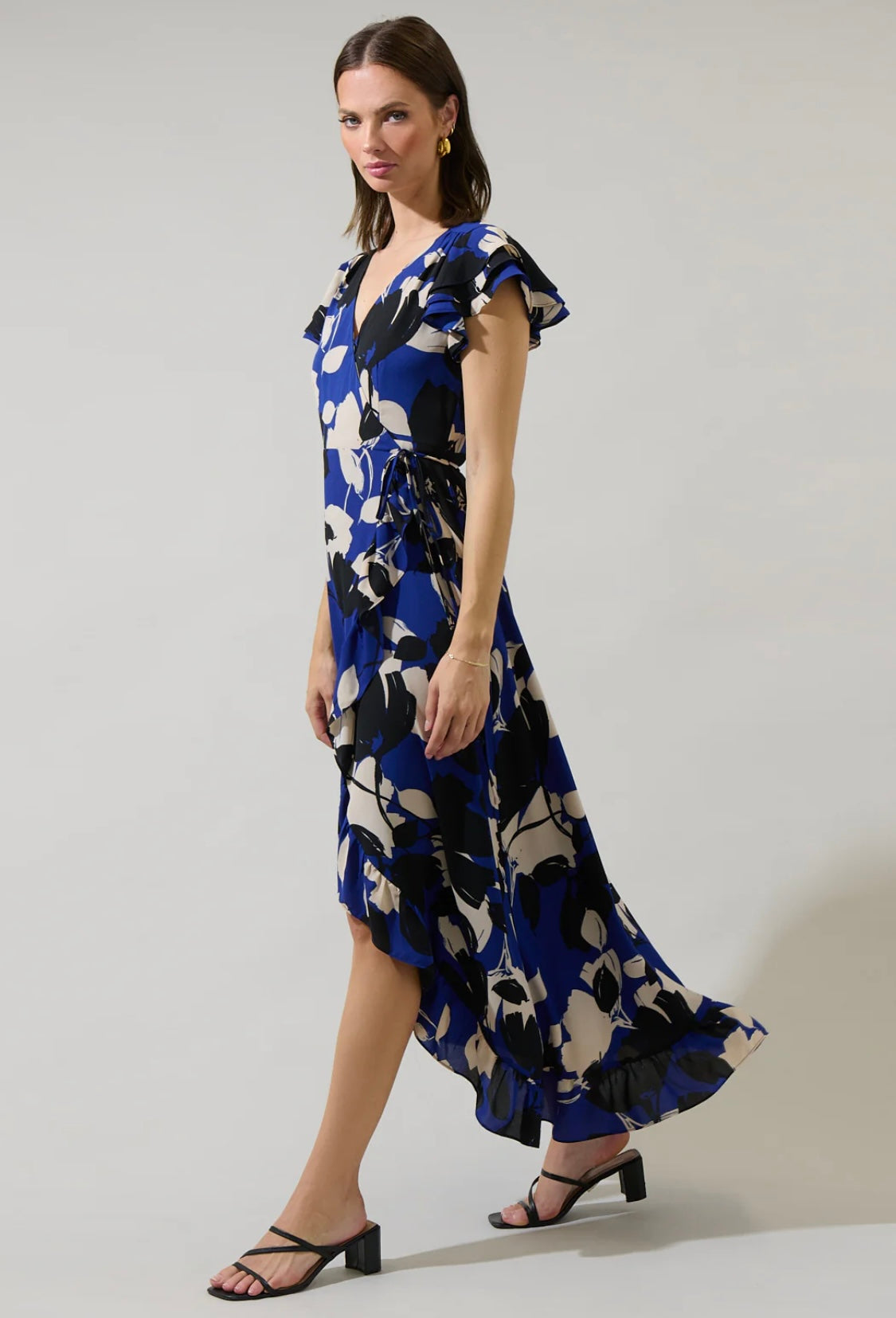 Anthem Floral Califa Maxi Wrap Dress