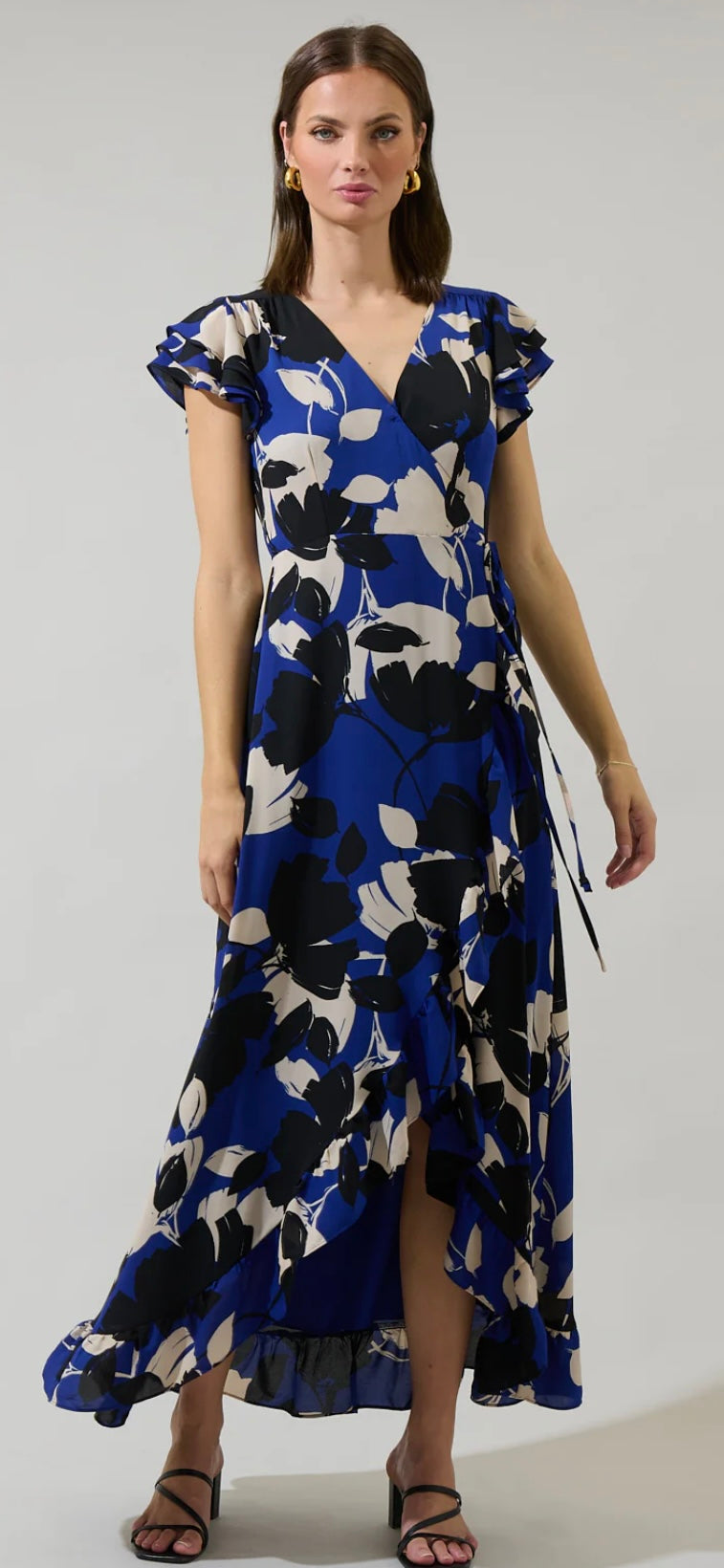 Anthem Floral Califa Maxi Wrap Dress