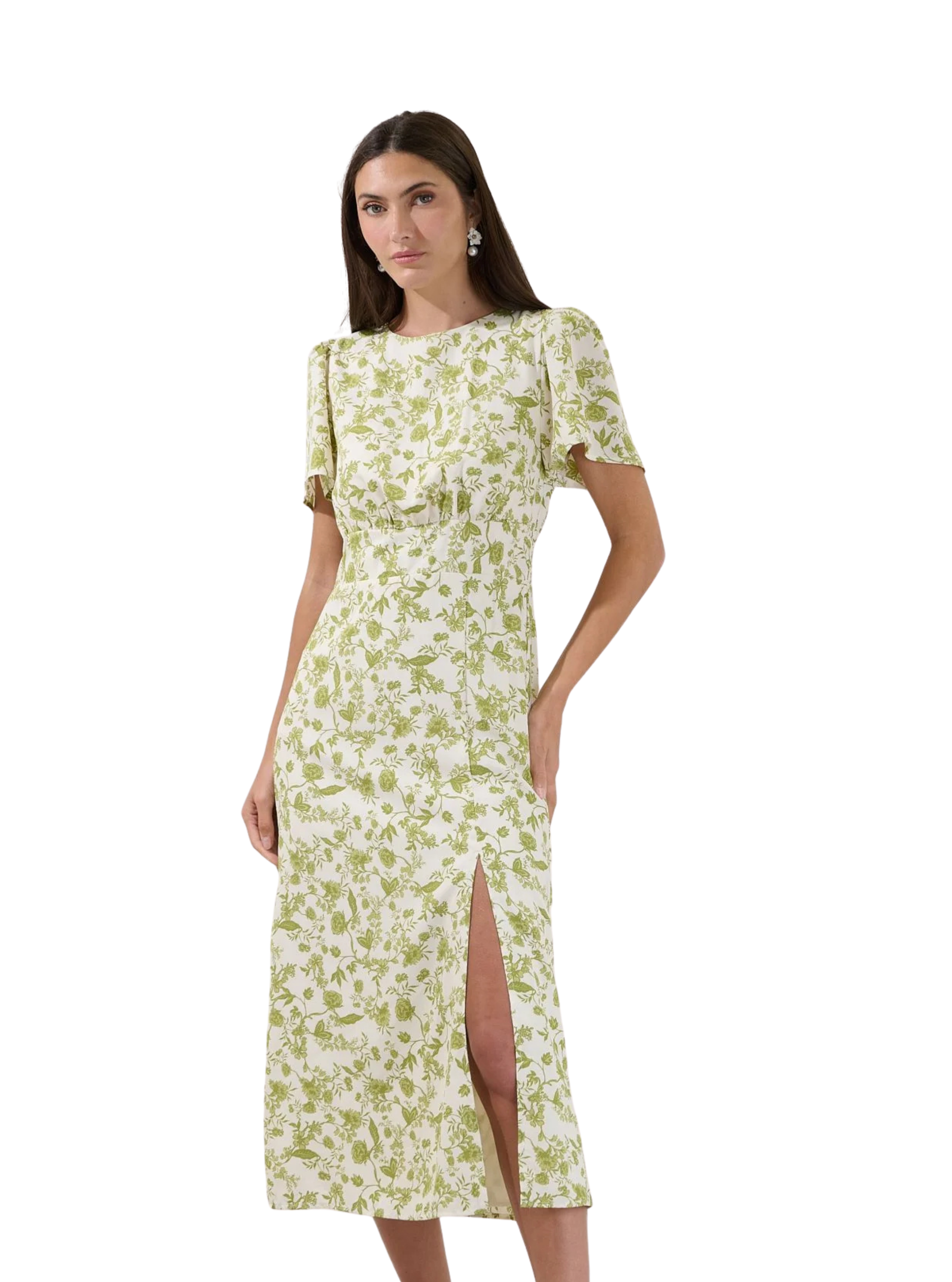 Bloom Midi Dress Floral