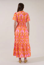 Belraj Poplin Maxi Dress Ikat