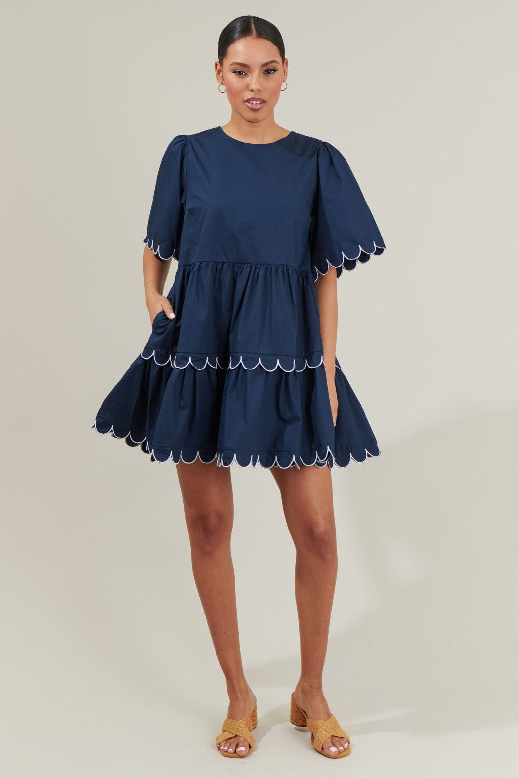 Candace Tiered Mini Dress