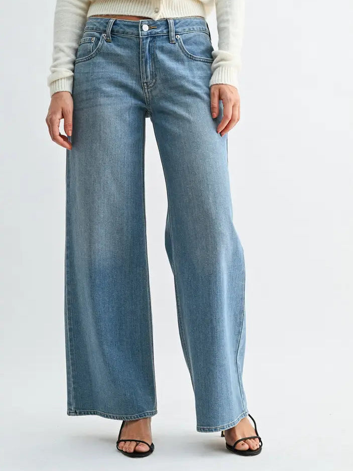STRETCH MID RISE PALAZZO