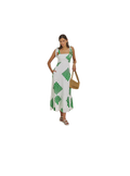 Hendy Shoulder Tie Maxi Dress Fan Breeze