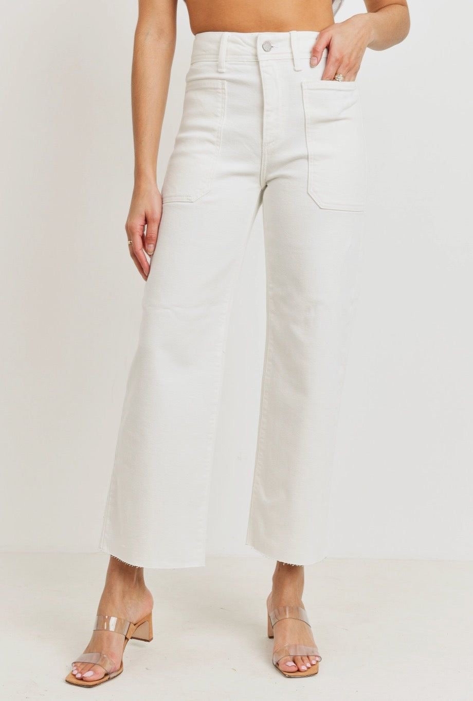 Utility Wide Leg Jeans