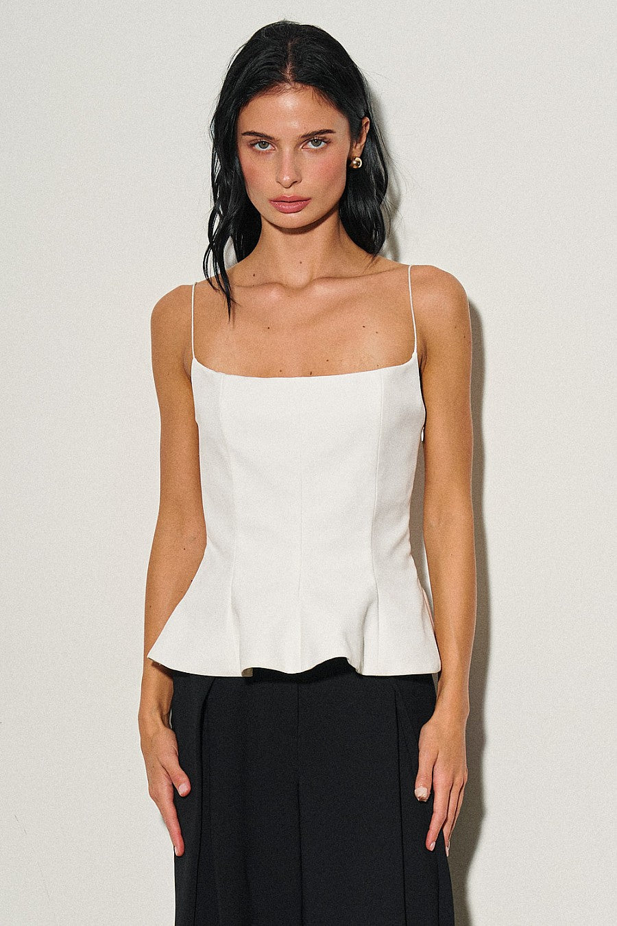 CAMI PEPLUM TOP