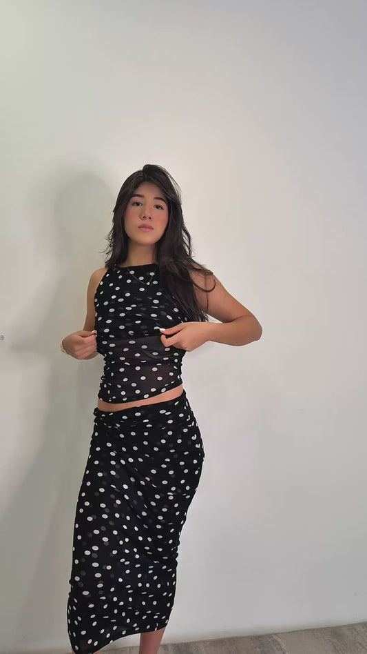 Parisian Dot Skirt